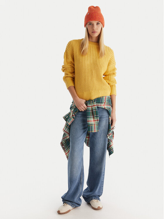 Roxy Roxy Πουλόβερ Coming Home ERJSW03666 Κίτρινο Regular Fit