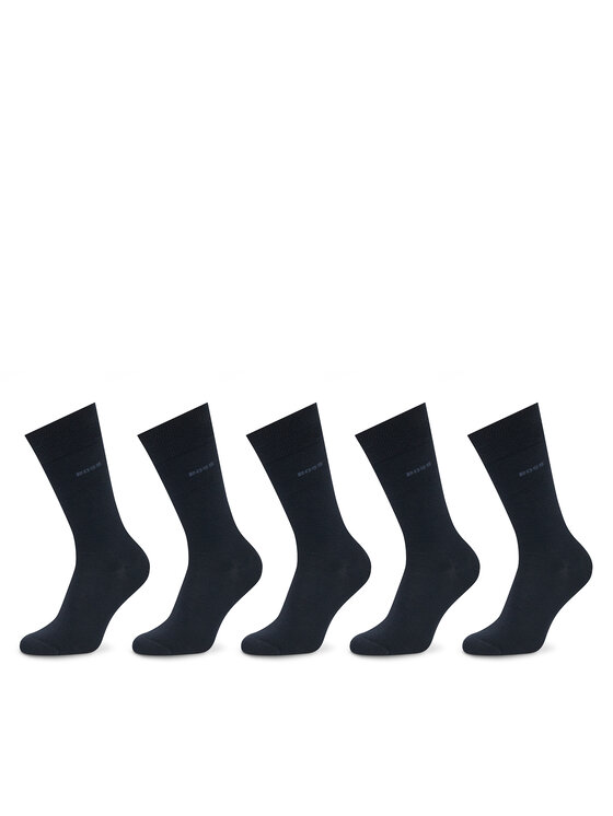 BOSS BOSS 5er-Set hohe Unisex-Socken 5P Rs Uni CC 50478221 Bunt
