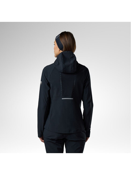 Rossignol Rossignol Kurtka outdoor W Venon Wind Hoodie Jacket Czarny Slim Fit