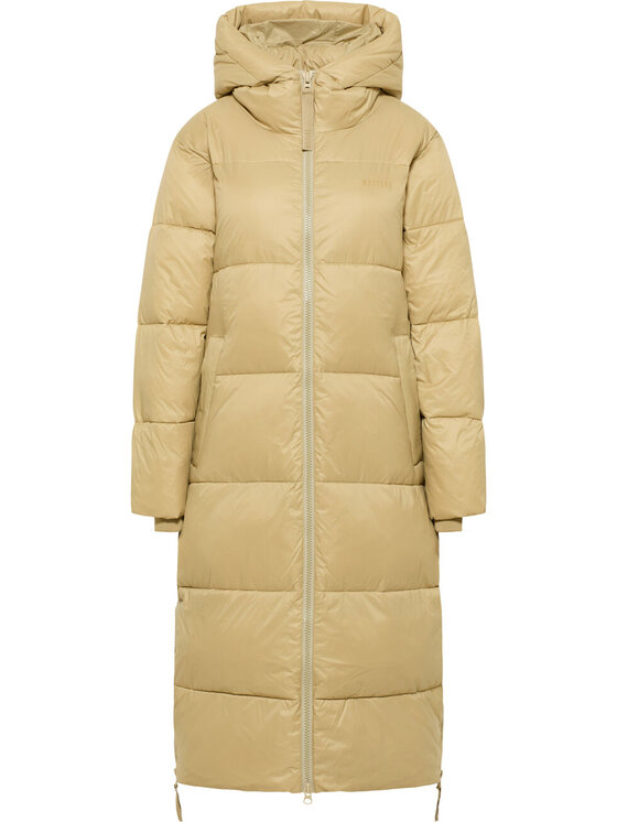 Mustang Mustang Kurtka damska HEIDI PUFFER COAT Beżowy Regular Fit