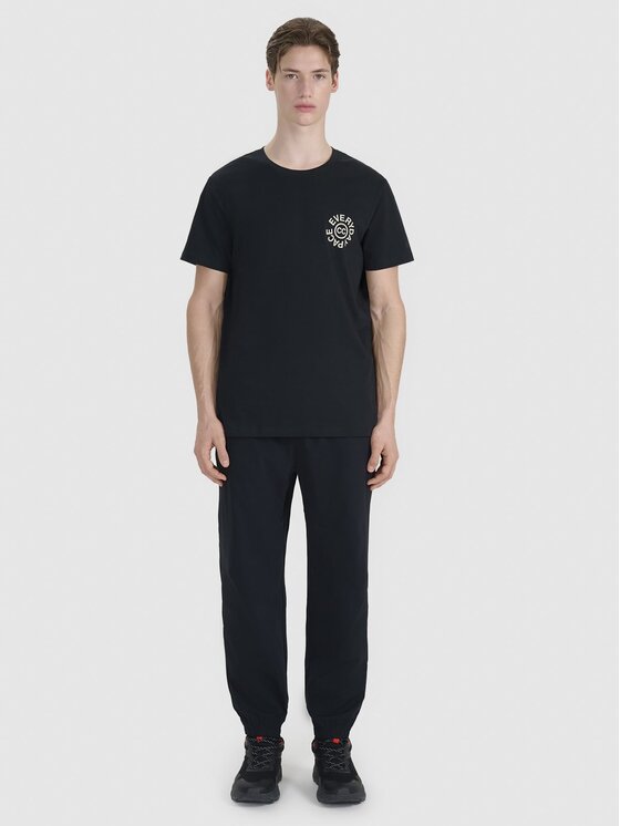 4F 4F T-Shirt 4FWspring_summer_2025TTSHM1980 Czarny Regular Fit