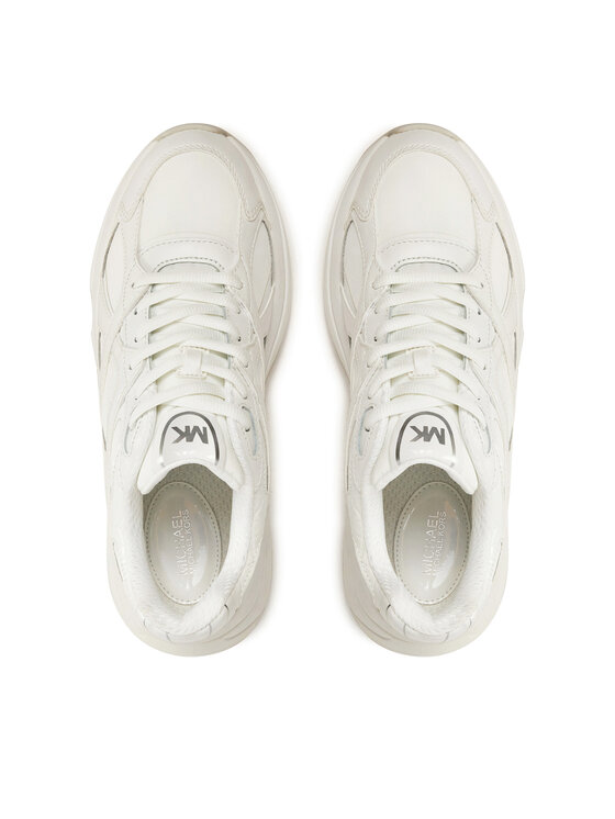 MICHAEL Michael Kors MICHAEL Michael Kors Laisvalaikio batai Leo Trainer 43F4LEFS1A Balta
