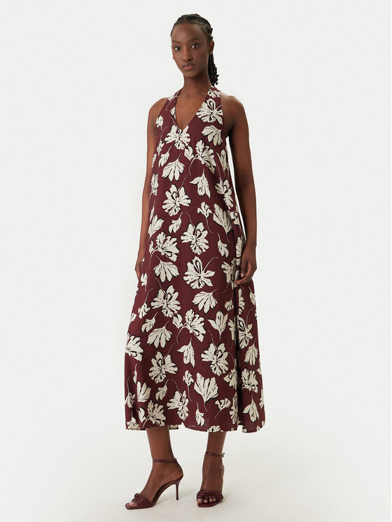 Vero Moda Rochie de vară Jennifer 10341973 Vișiniu Regular Fit