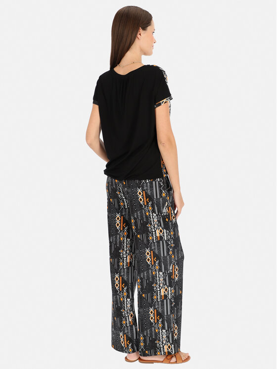 L’AF L’AF Spodnie damskie Alis Czarny Wide Leg