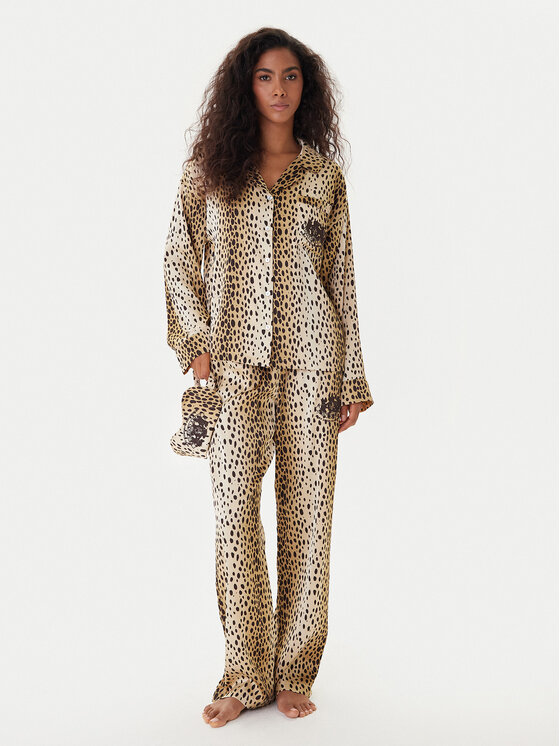 Juicy Couture Juicy Couture Pizsama JCLPJ225504 Bézs Relaxed Fit
