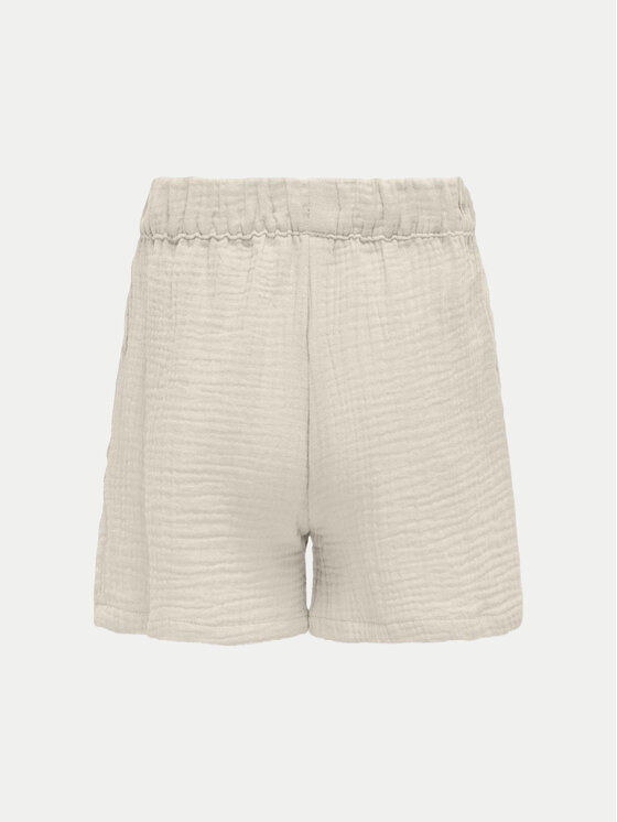 Kids ONLY Kids ONLY Šortky z materiálu Thyra 15293680 Béžová Regular Fit