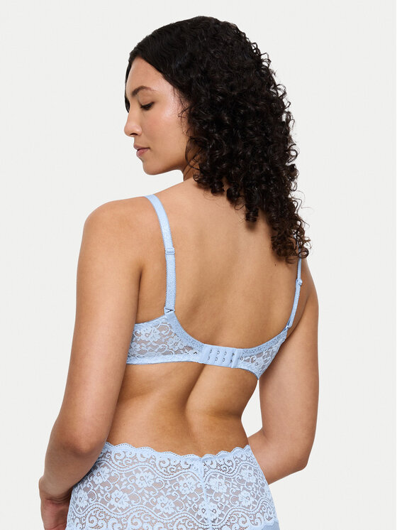 Triumph Triumph Biustonosz z fiszbiną Amourette 10214770 Błękitny
