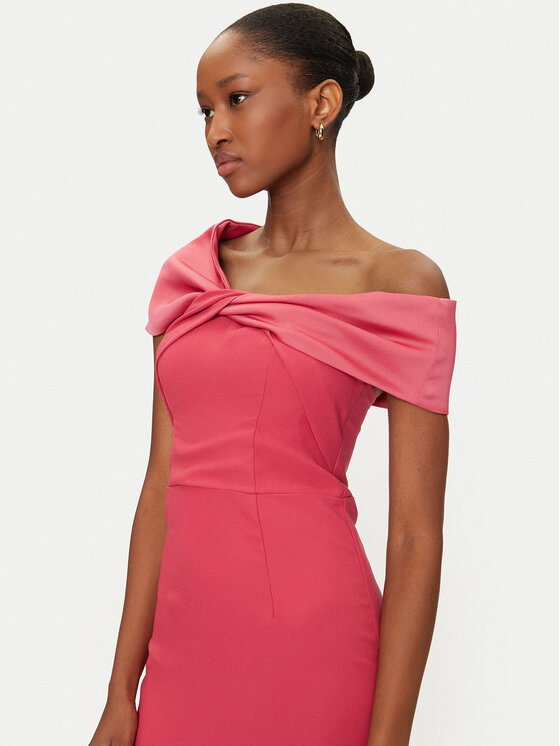 Marciano Guess Marciano Guess Õhtune kleit 5GGK11 7300A Korallivärviline Slim Fit