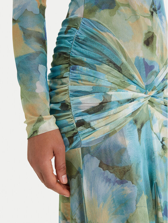 Bardot Bardot Vasaras kleita Lea 60243DB1 Zaļš Slim Fit