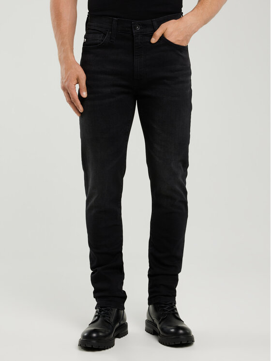 BIG STAR BIG STAR Jeansy TERRY CARROT Czarny Tapered Fit
