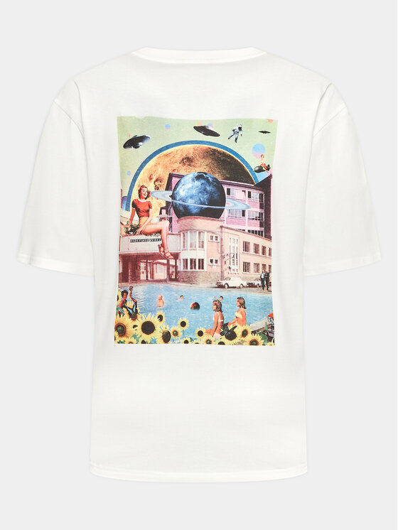 Redefined Rebel Redefined Rebel T-shirt Raymond 221131 Bijela Relaxed Fit