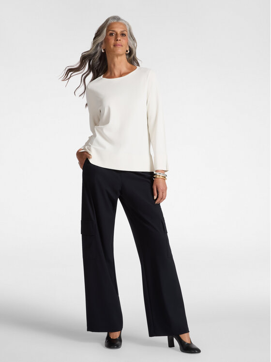 Elena Mirò Elena Mirò Maglione M561Z100751N011 Bianco Regular Fit