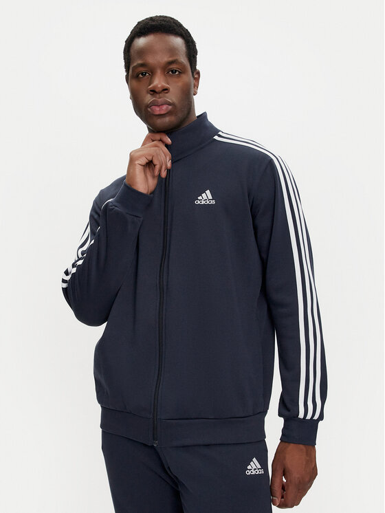 adidas adidas Treniņtērps Basic 3-Stripes IJ6064 Tumši zils Regular Fit