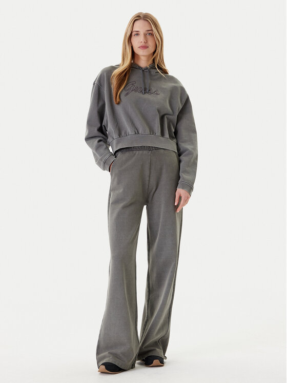 Guess Guess Bluză V5RQ16 KCOS1 Gri Relaxed Fit