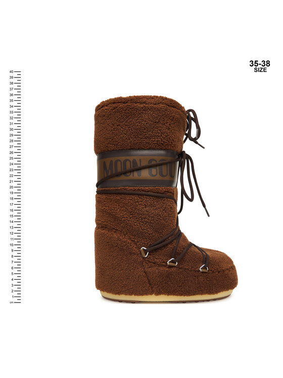 Moon Boot Moon Boot Snehule Mb Icon Fleece 80D1403080 Hnedá