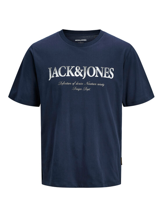 Jack & Jones Jack & Jones T-Shirt Evin 12290173 Niebieski Regular Fit