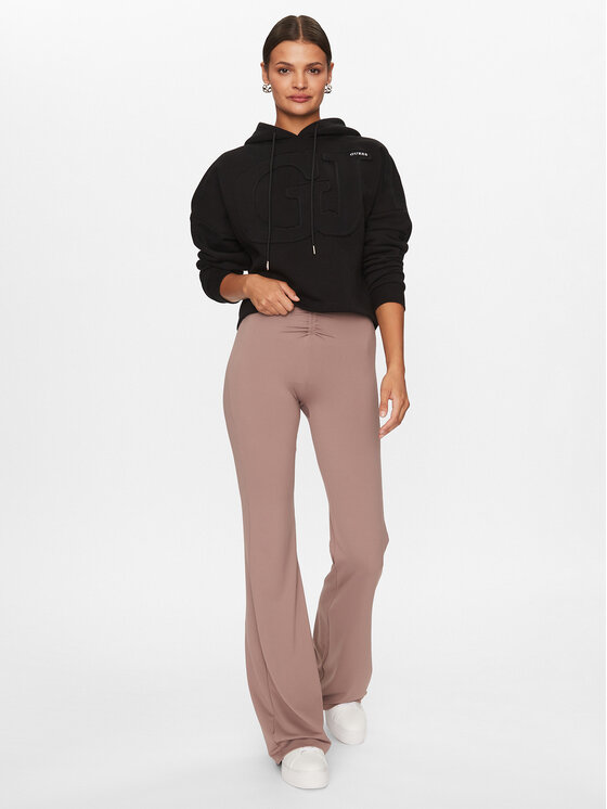 Guess Guess Μπλούζα V3BQ10 KBXX1 Μαύρο Regular Fit