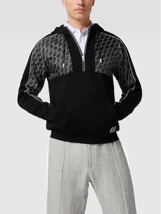 Emporio Armani Emporio Armani Mikina 3LPM55 PJEQZ Černá Regular Fit