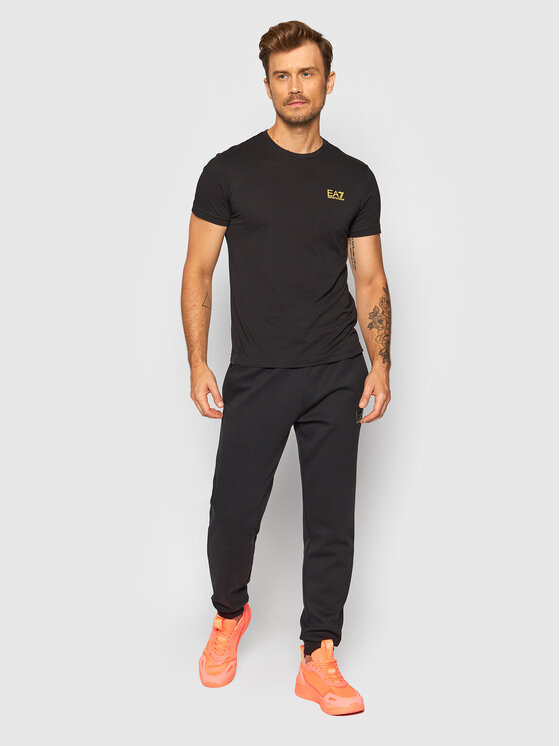 EA7 Emporio Armani EA7 Emporio Armani T-Shirt 8NPT51 PJM9Z 0208 Czarny Regular Fit