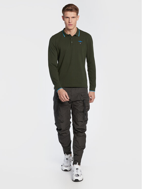 Aeronautica Militare Aeronautica Militare Polo 222PO1653P82 Verde Regular Fit