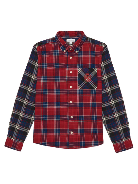 Tommy Hilfiger Tommy Hilfiger Särk KB0KB10763 Punane Regular Fit