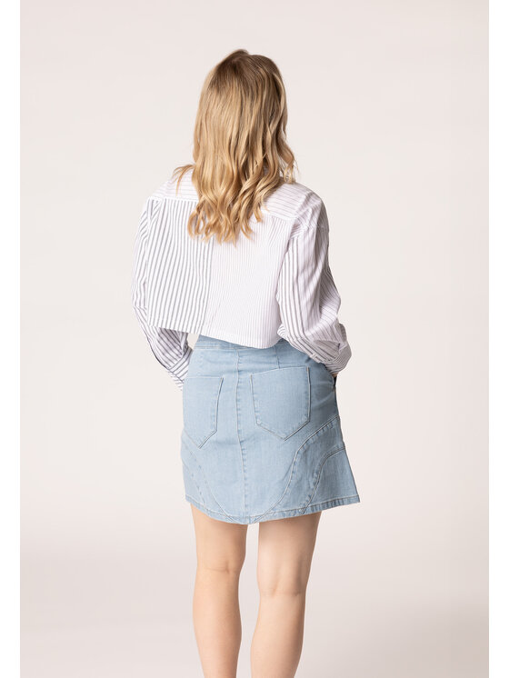 LAURELLA LAURELLA Sukňa 7UL003 Modrá Regular Fit