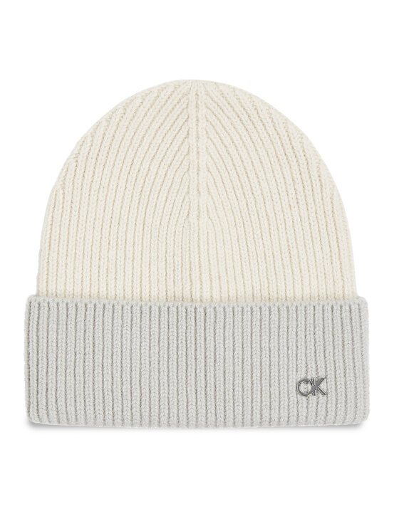 Calvin Klein Calvin Klein Berretto Metal Two-Tone Chunky K60K612598 Crema