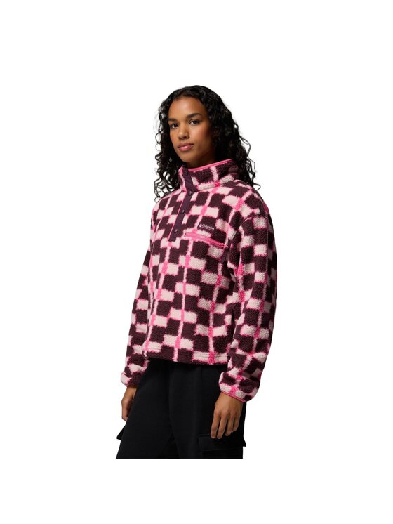 Columbia Columbia Polar Helvetia II Printed Cropped Half Snap Fleece 2098501611 Kolorowy Regular Fit