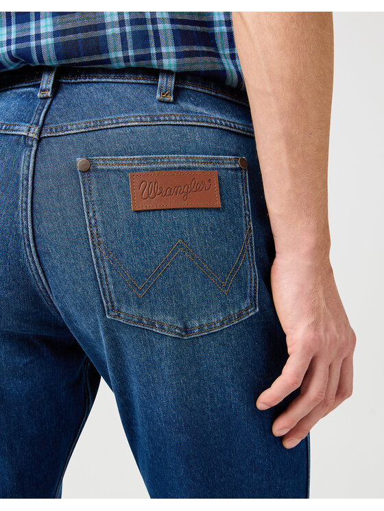 Wrangler Wrangler Jeansy GREENSBORO Niebieski Regular Fit