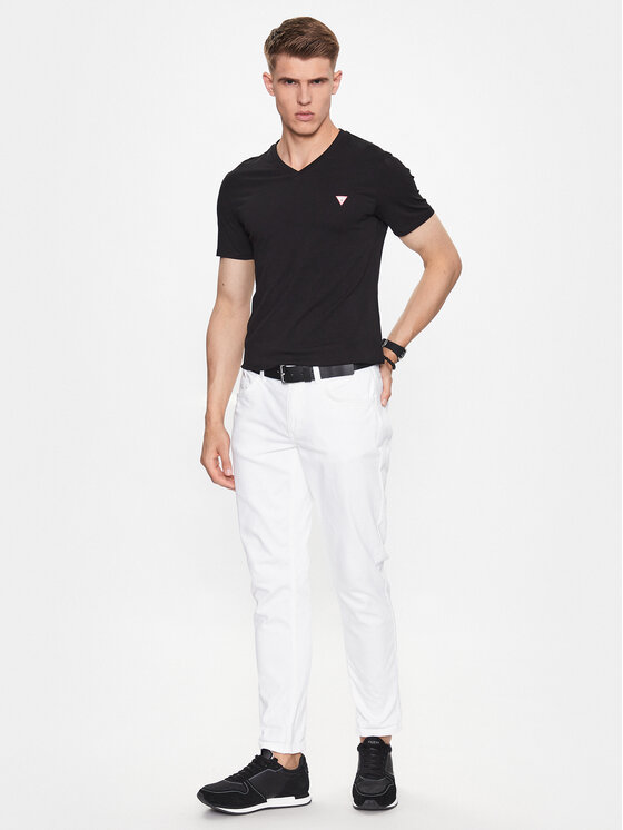 Guess Guess T-Shirt M2YI32 J1314 Černá Slim Fit
