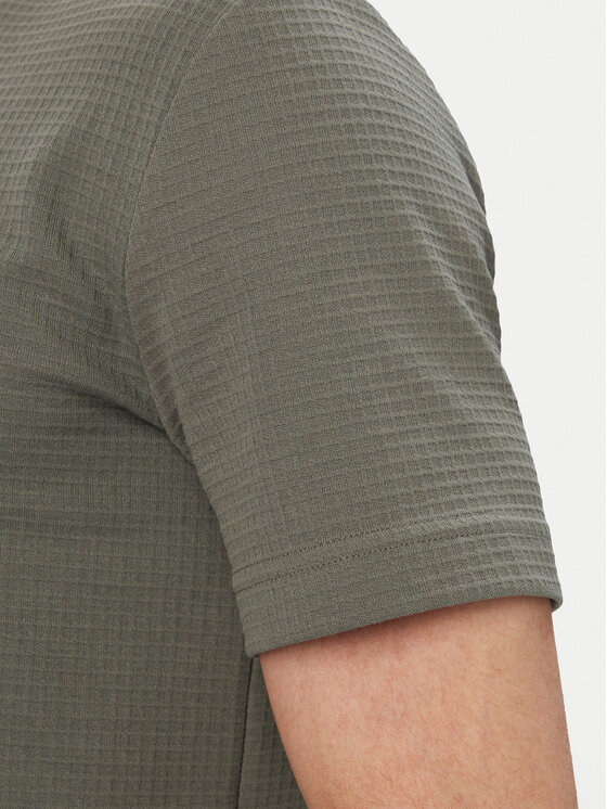 HUGO HUGO Tricou Austin 50532011 Verde închis Regular Fit