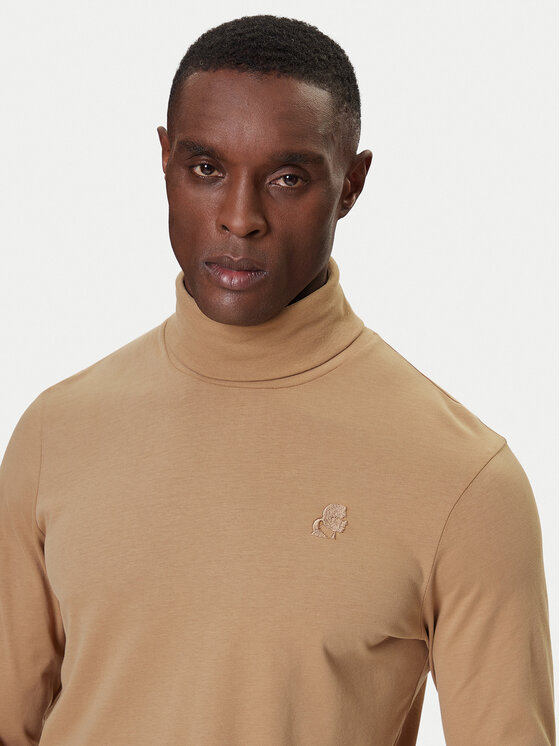 KARL LAGERFELD KARL LAGERFELD Golf 755023 554226 Beež Regular Fit