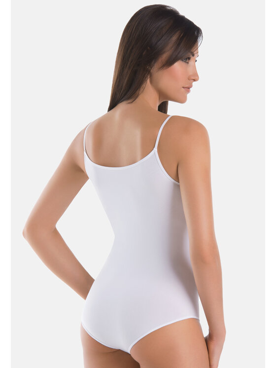 Teyli Teyli Body damskie Classico Biały