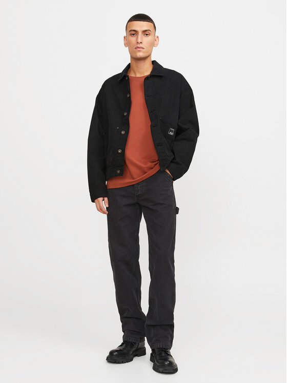 Jack & Jones Jack & Jones Farmer Eddie 12252802 Fekete Loose Fit