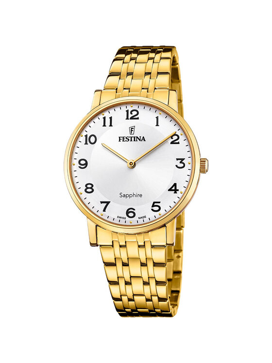 Festina Festina Zegarek F20046-1 Złoty