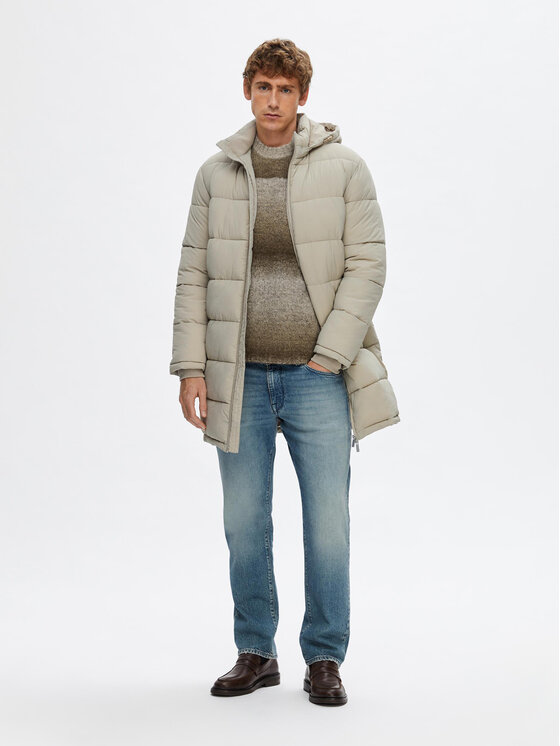 Selected Homme Selected Homme Žieminė striukė Cooper 16089959 Smėlio Regular Fit