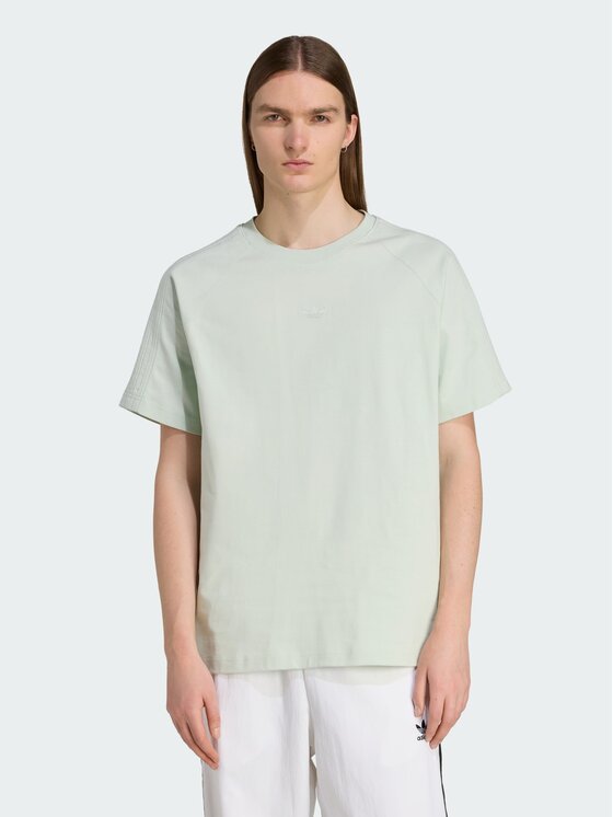 adidas adidas T-Shirt Premium Essentials Tee Zielony Loose Fit