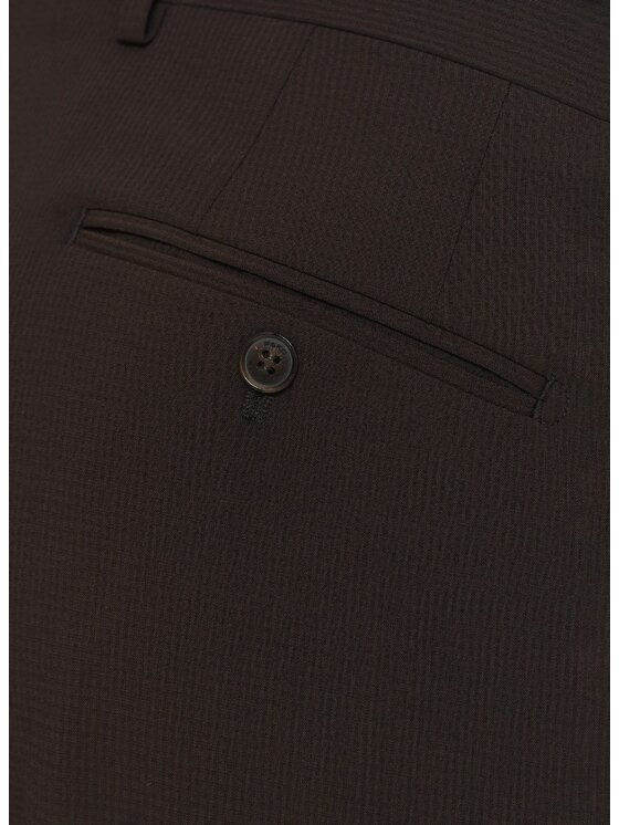 Pako Lorente Pako Lorente Spodnie garniturowe P26SF-6G-038 Brązowy Slim Fit