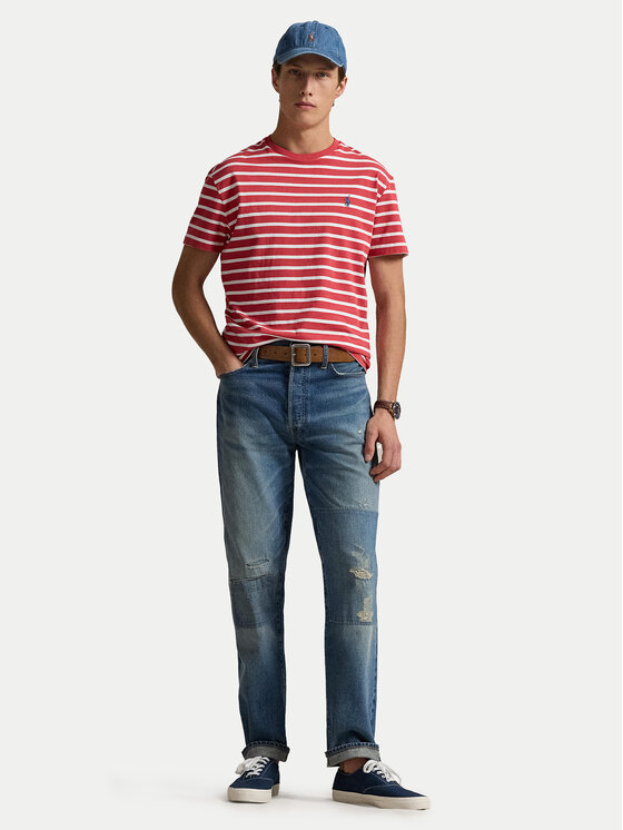 Polo Ralph Lauren Polo Ralph Lauren Majica 710938134005 Rdeča Slim Fit
