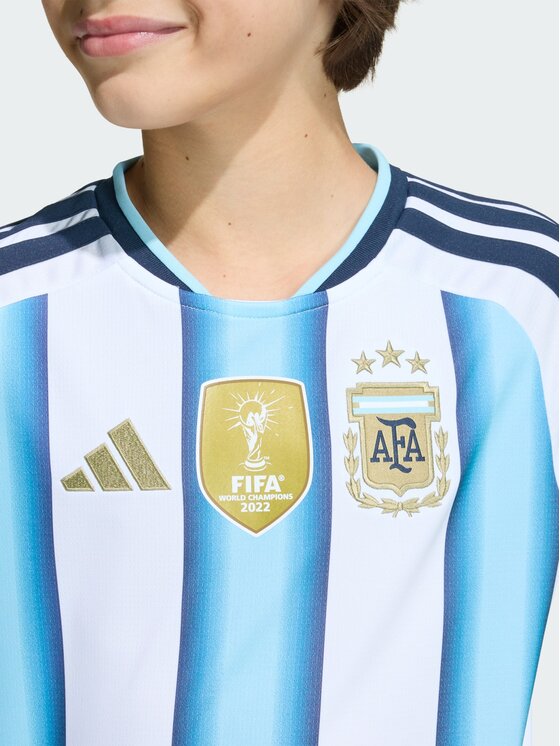 adidas adidas Koszulka techniczna Argentina 26 Home Kids Jersey Biały Regular Fit