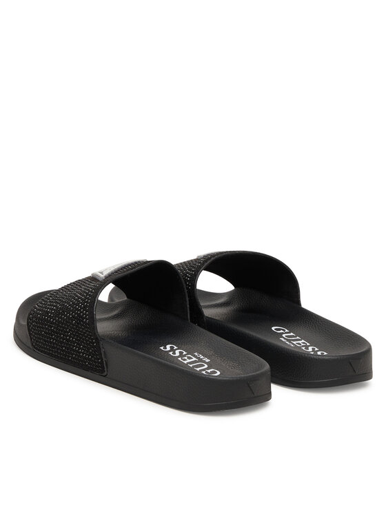 Guess Guess Şlapi E6GZ16 BB00F Negru