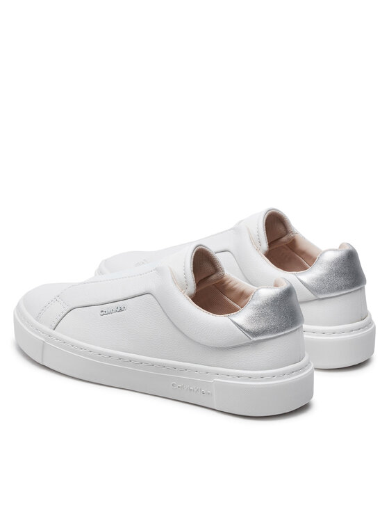Calvin Klein Calvin Klein Сникърси Cupsole Slip On W/Ml HW0HW02289 Бял