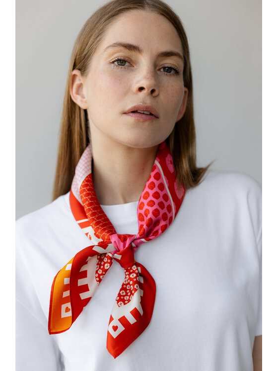 Sine Silk Sine Silk Apaszka jedwabna 65 PATCHWORK Kolorowy