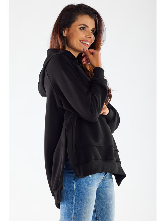 Infinite You Infinite You Bluza M280 Czarny Basic Fit