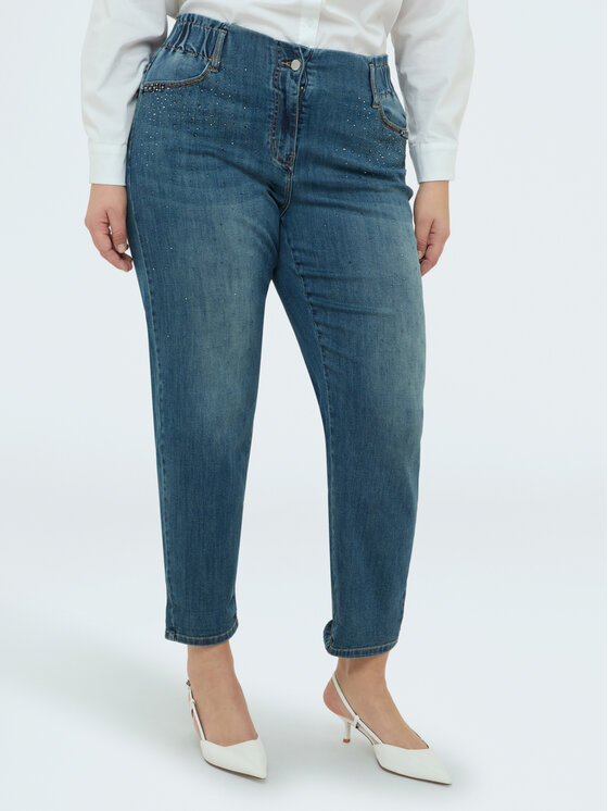 Fiorella Rubino Fiorella Rubino Jeansy P497T005252N024 Niebieski Regular Fit