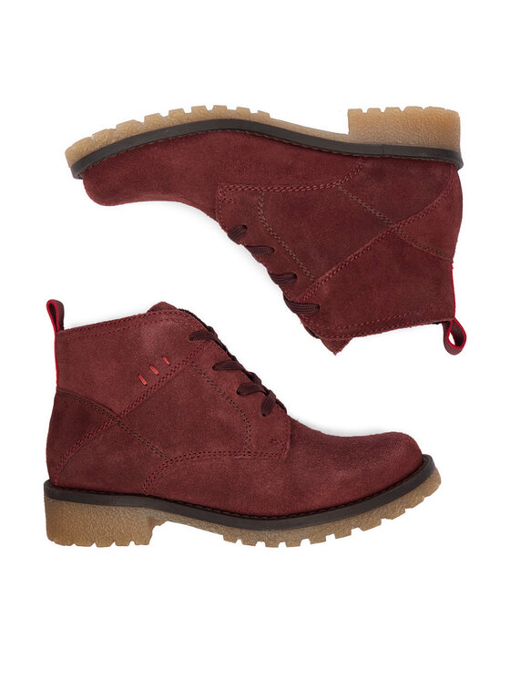 Lasocki Lasocki Gležnjarji CEO-WI16-GIRO-08 Bordo rdeča