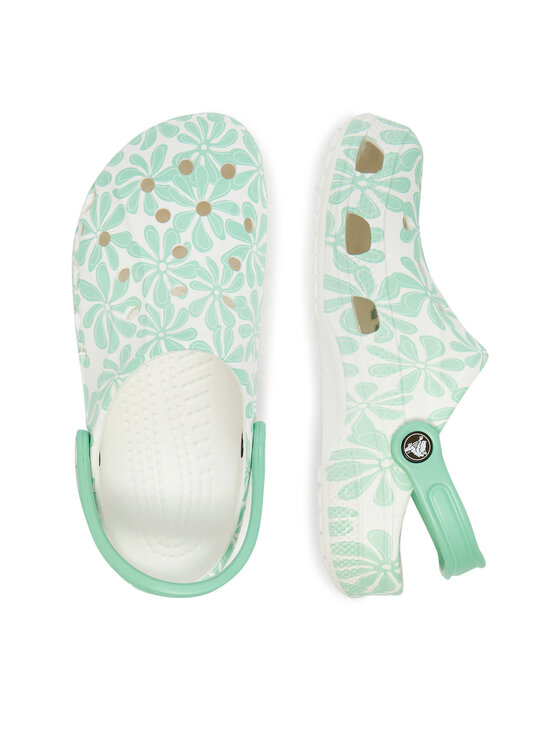 Crocs Crocs Чехли BAYA GRAPHIC CLOG 206230-3U3 Бял
