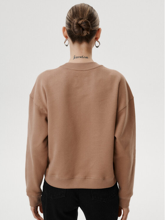 MARI PRETI MARI PRETI Felpa Velena Beige Regular Fit