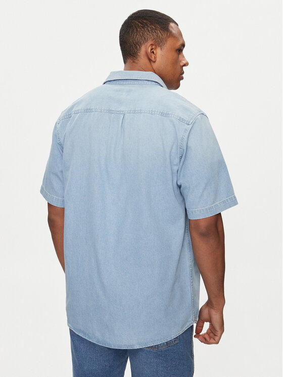 Wrangler Wrangler Teksasärk 112350184 Sinine Regular Fit