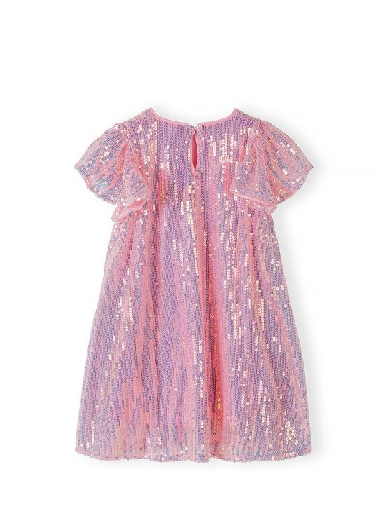 minoti minoti Sukienka elegancka 32DRESS151 Różowy Regular Fit